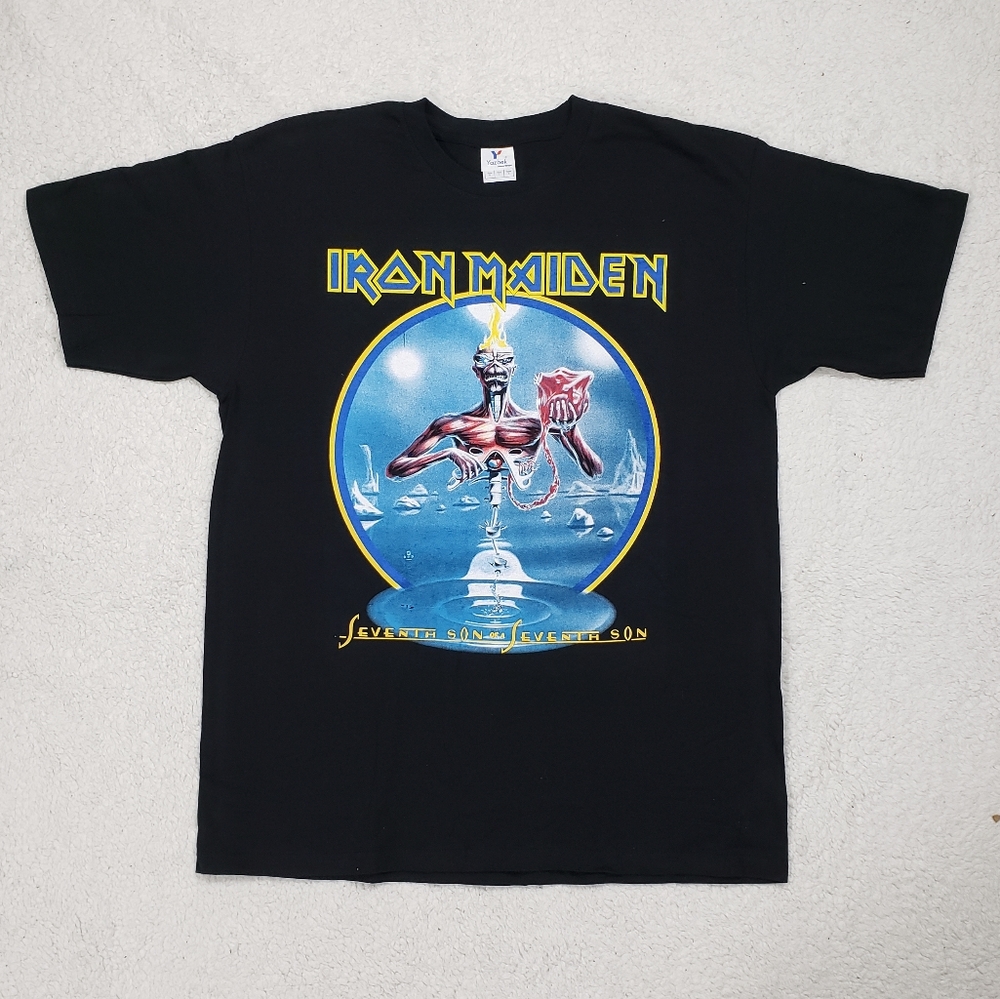 Iron Maiden Seventh Son Of The Seventh Son  T-Shirt 2 SIDE SIZE L